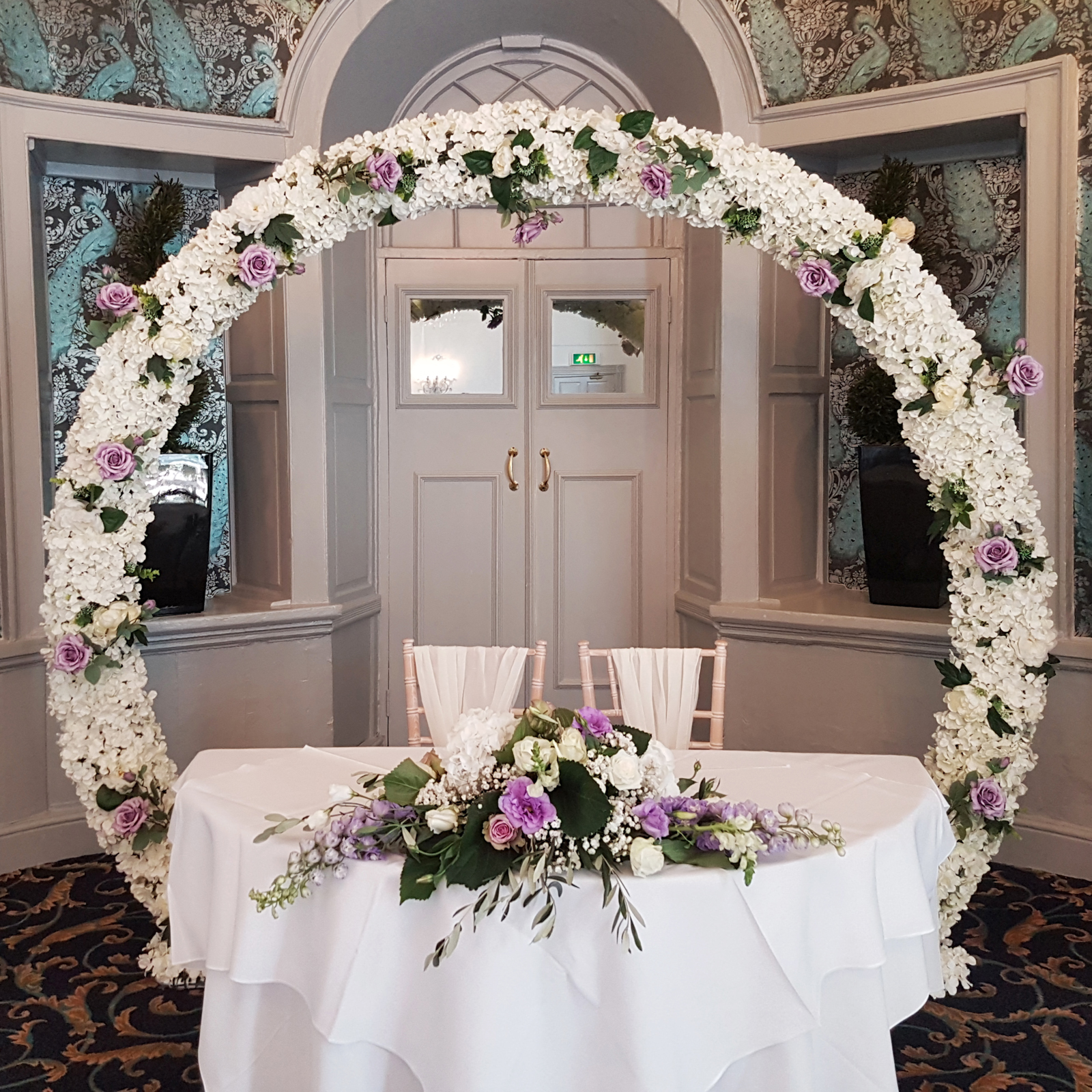 Wedding World Floral Arch